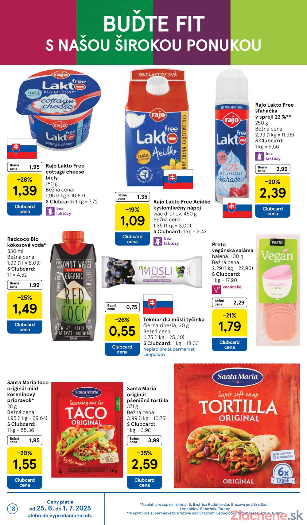 Leták Tesco - Tesco supermarkety od 25.6. do 1.7.2025 - strana 18 Leták Tesco - Tesco supermarkety od 25.6. do 1.7.2025 - strana 18