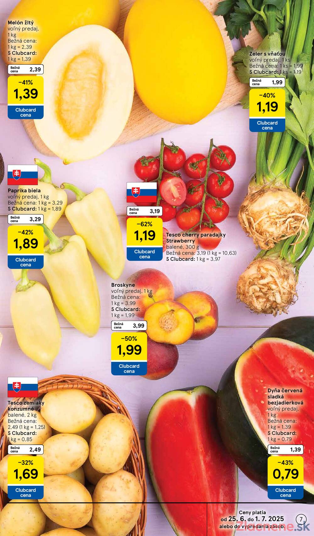 Leták Tesco - Tesco malé hypermarkety od 25.6. do 1.7.2025 - strana 7 Leták Tesco - Tesco malé hypermarkety od 25.6. do 1.7.2025 - strana 7