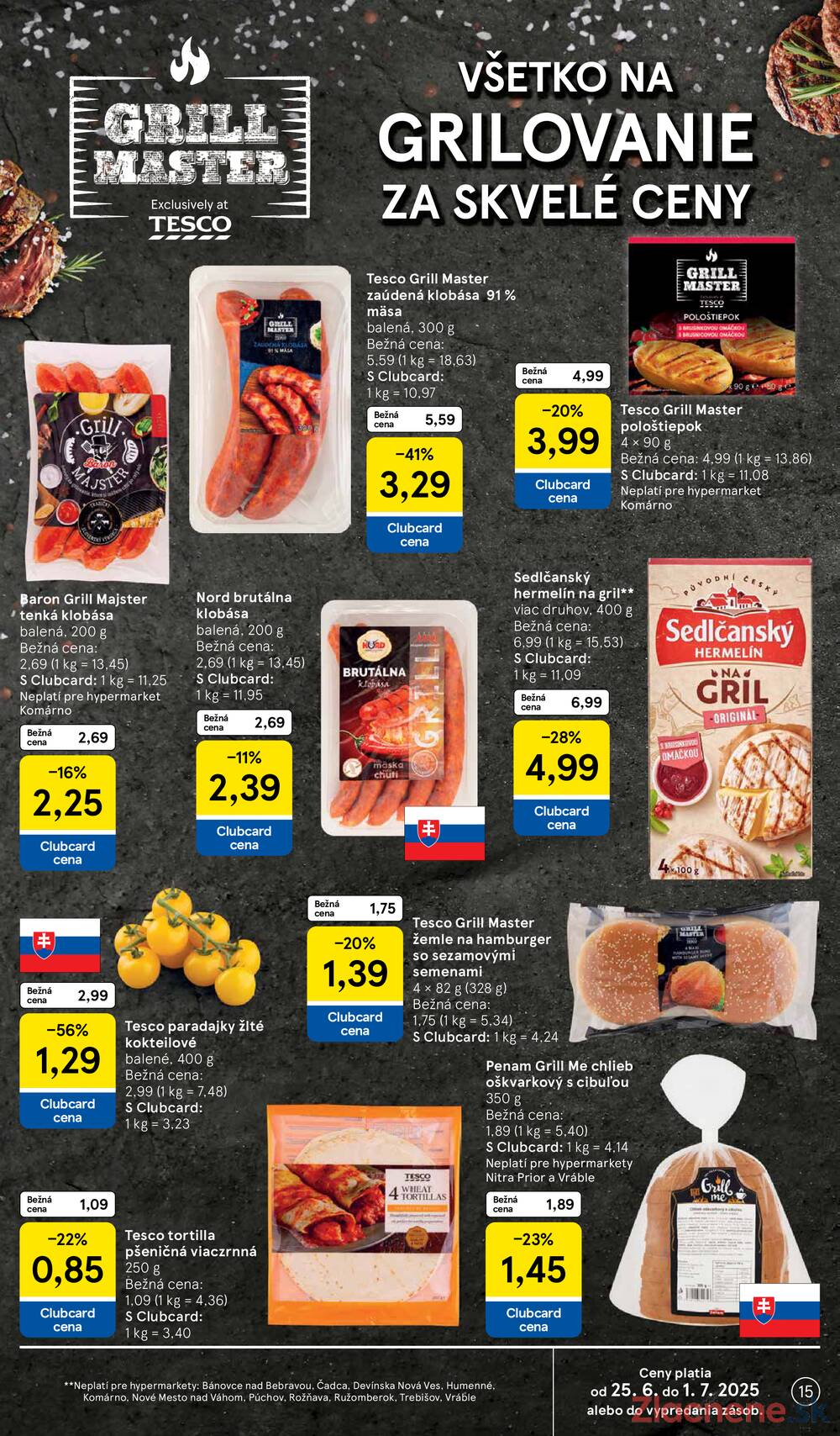 Leták Tesco - Tesco malé hypermarkety od 25.6. do 1.7.2025 - strana 15 Leták Tesco - Tesco malé hypermarkety od 25.6. do 1.7.2025 - strana 15