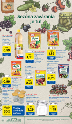 Tesco malé hypermarkety od 25.6. do 1.7.2025