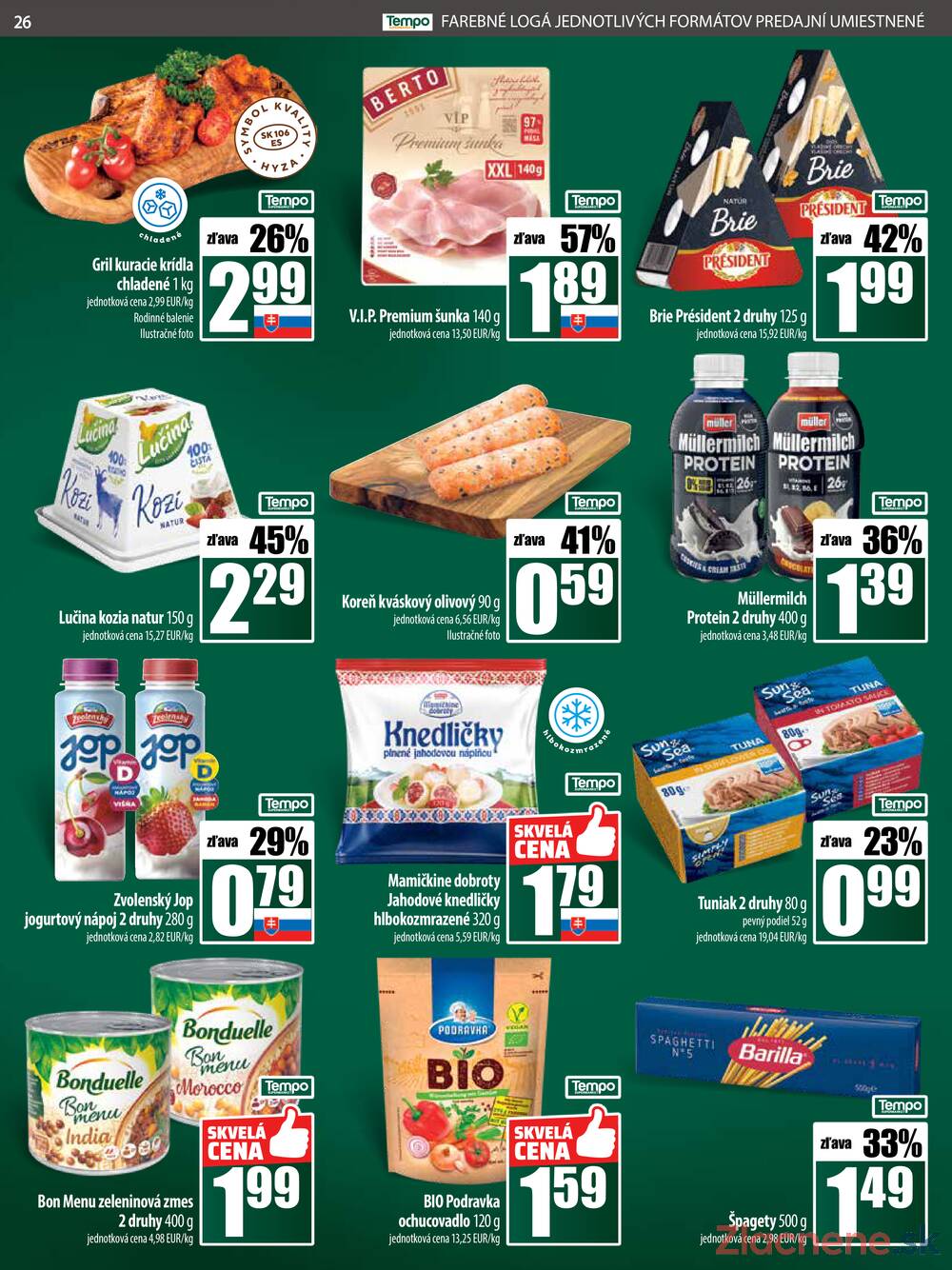 Leták COOP Jednota Slovensko - COOP do 2.7. - strana 26