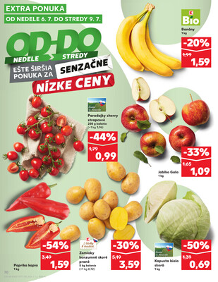 Kaufland 3.7. - 9.7. - Kaufland Tvrdošín