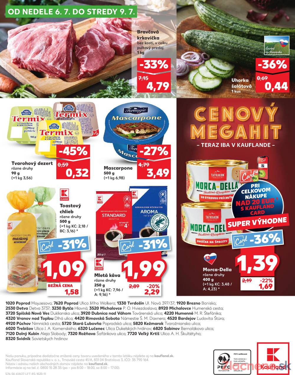 Leták Kaufland - Kaufland 3.7. - 9.7. - Kaufland Púchov - strana 76
