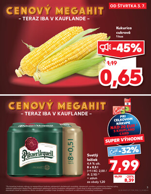 Kaufland 3.7. - 9.7. - Kaufland Púchov