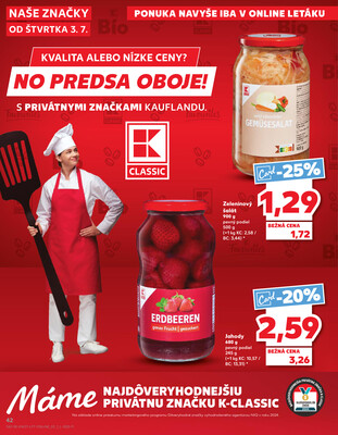Kaufland 3.7. - 9.7. - Kaufland Stará Ľubovňa