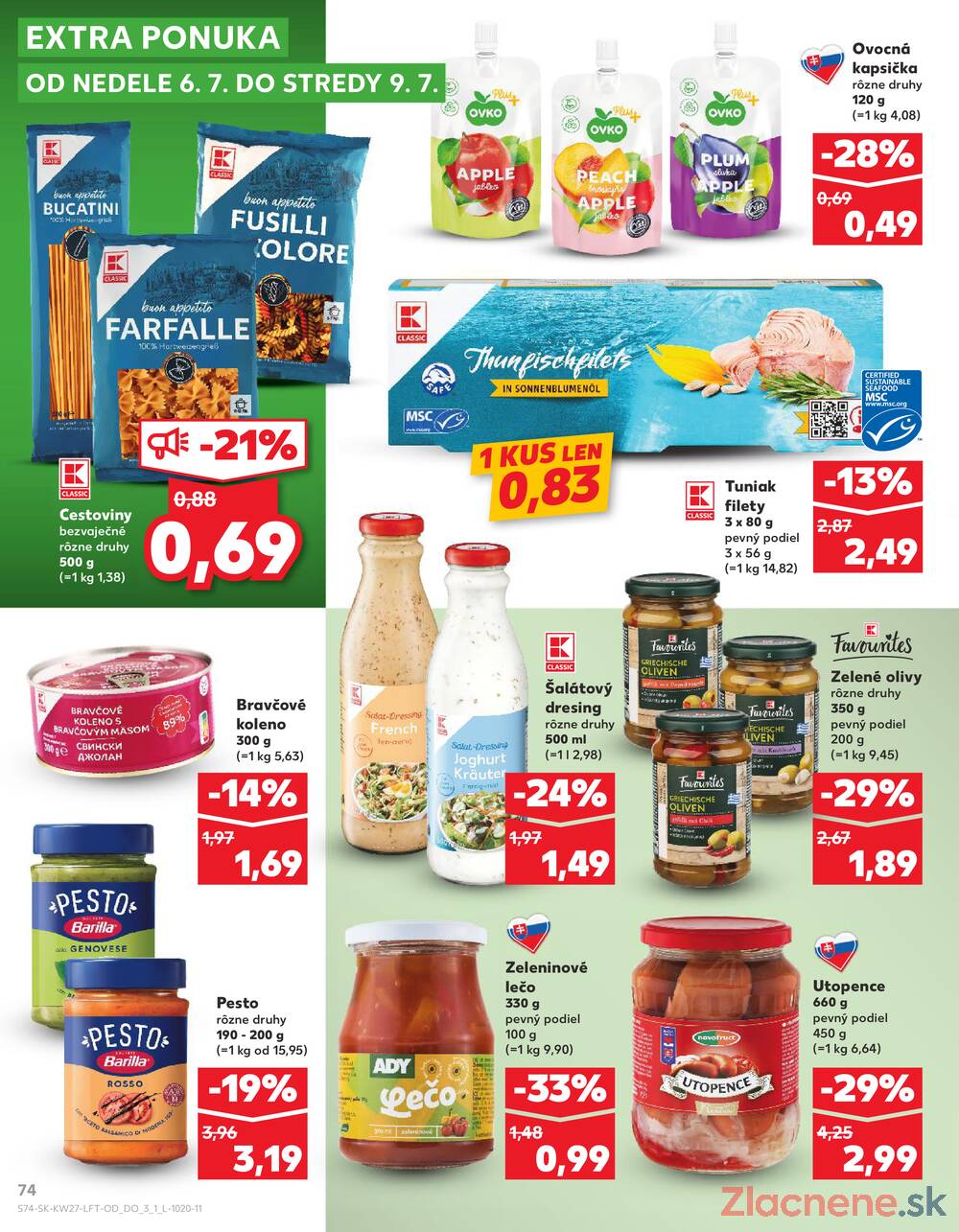 Leták Kaufland - Kaufland 3.7. - 9.7. - Kaufland Lučenec - strana 74