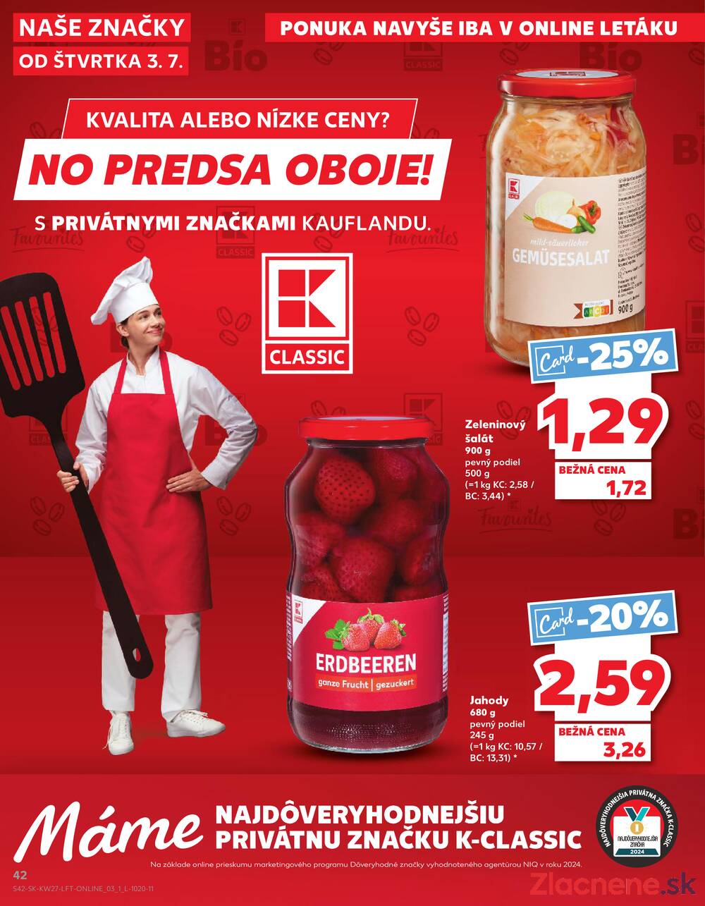 Leták Kaufland - Kaufland 3.7. - 9.7. - Kaufland Dunajská Streda - strana 42