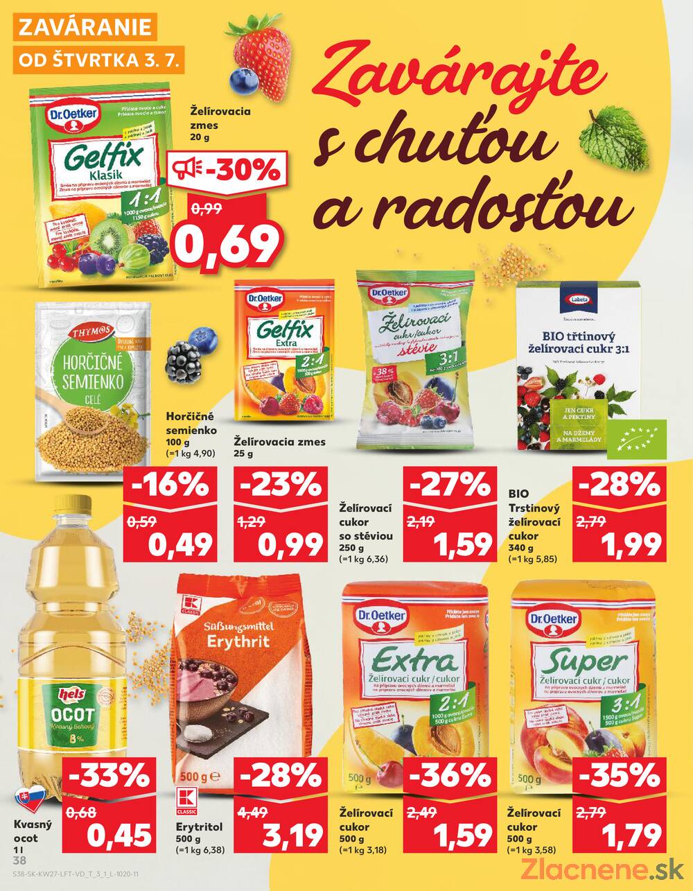 Leták Kaufland - Kaufland 3.7. - 9.7. - Kaufland Bánovce nad Bebravou - strana 38