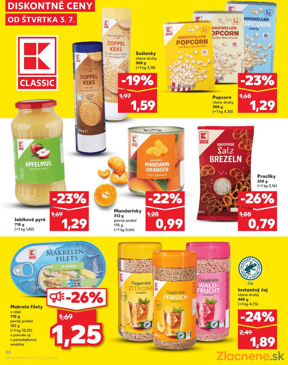 Leták Kaufland - Kaufland 3.7. - 9.7. - Kaufland Zlaté Moravce - strana 30