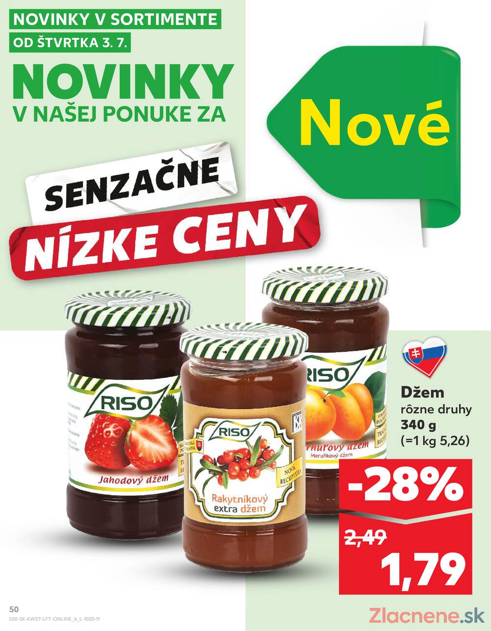 Leták Kaufland - Kaufland 3.7. - 9.7. - Kaufland Zlaté Moravce - strana 50