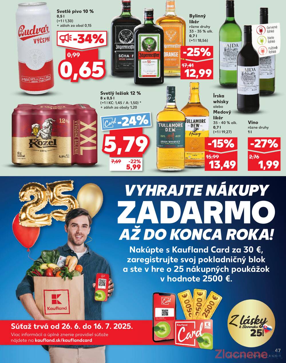 Leták Kaufland - Kaufland 3.7. - 9.7. - Kaufland Topoľčany-Krušovce - strana 47
