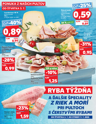 Kaufland 3.7. - 9.7. - Kaufland Topoľčany-Krušovce