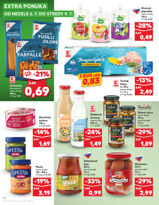 Kaufland 3.7. - 9.7. - Kaufland Topoľčany-Krušovce