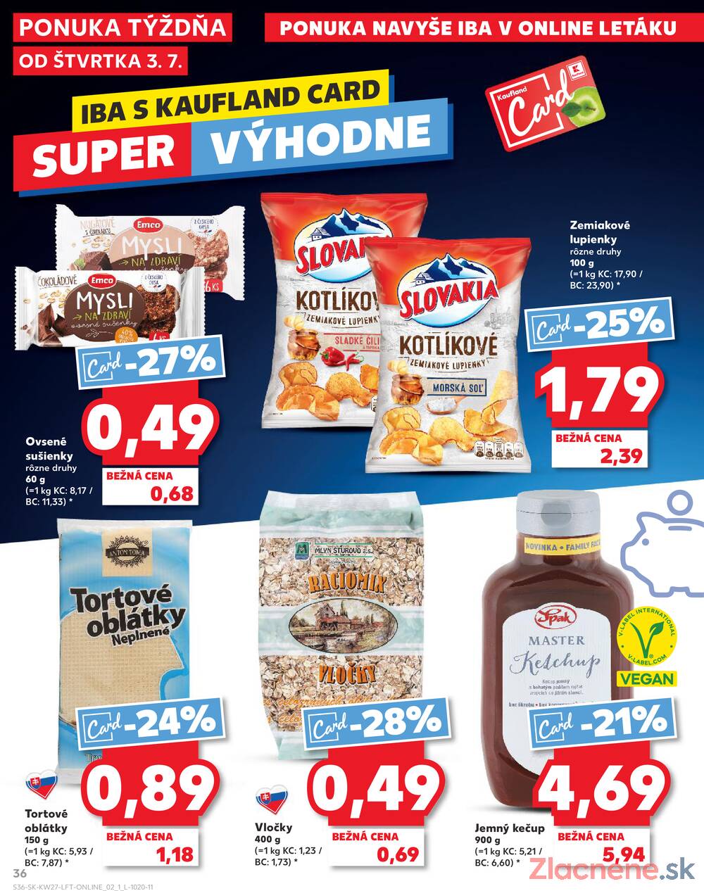 Leták Kaufland - Kaufland 3.7. - 9.7. - Kaufland Prešov - Ľubotice - strana 36