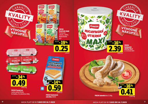 Leták Fresh
		  platný do 16.7.2025 - strana 6