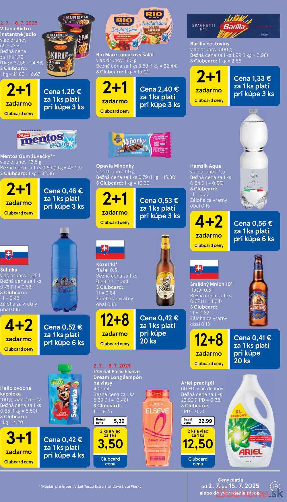 Leták Tesco - Tesco malé hypermarkety od 2.7. do 8.7.2025 - strana 19