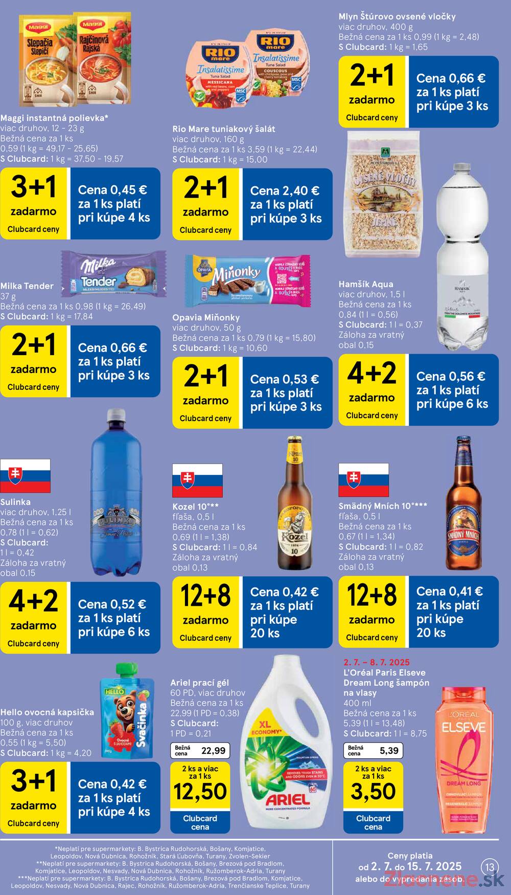 Leták Tesco - Tesco supermarkety od 2.7. do 8.7.2025 - strana 13