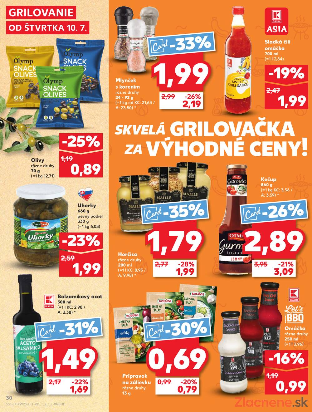 Leták Kaufland - Kaufland 10.7. - 16.7. - Kaufland Poprad - Jiřího Wolkera - strana 30