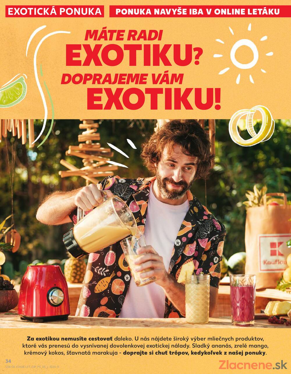 Leták Kaufland - Kaufland 10.7. - 16.7. - Kaufland Poprad - Jiřího Wolkera - strana 34