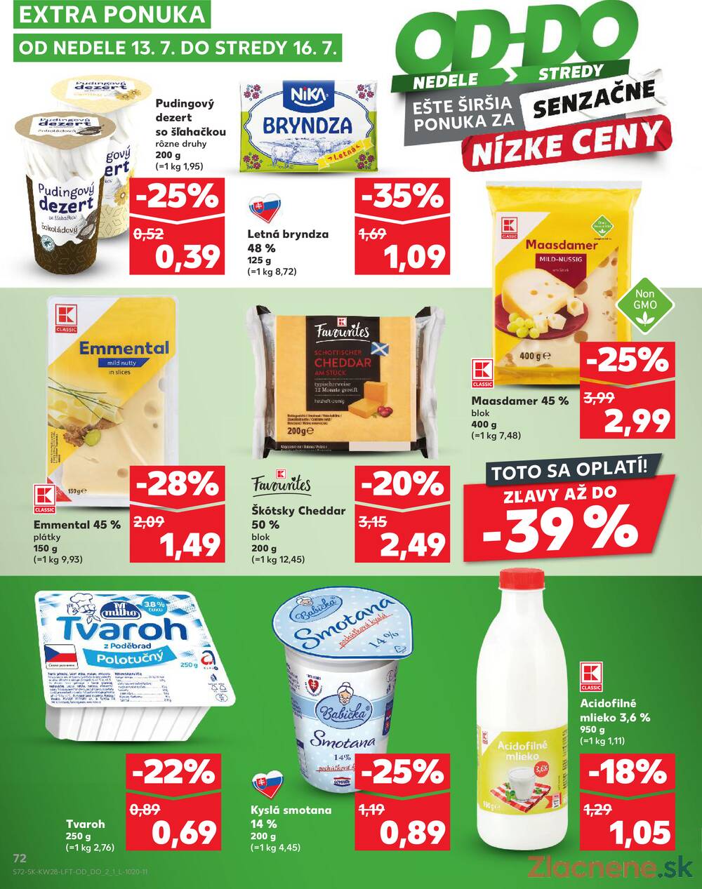 Leták Kaufland - Kaufland 10.7. - 16.7. - Kaufland Poprad - Jiřího Wolkera - strana 72