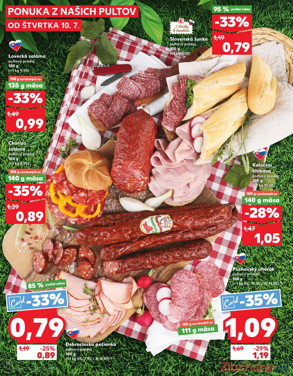 Leták Kaufland - Kaufland 10.7. - 16.7. - Kaufland Michalovce (Humenská cesta) - strana 18