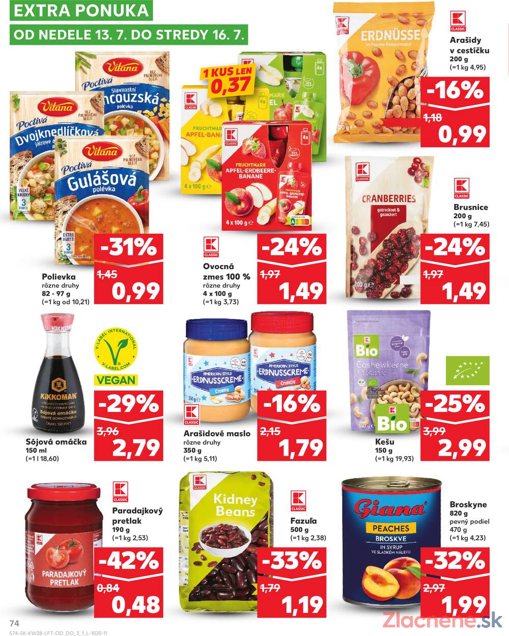 Leták Kaufland - Kaufland 10.7. - 16.7. - Kaufland Hlohovec - strana 74