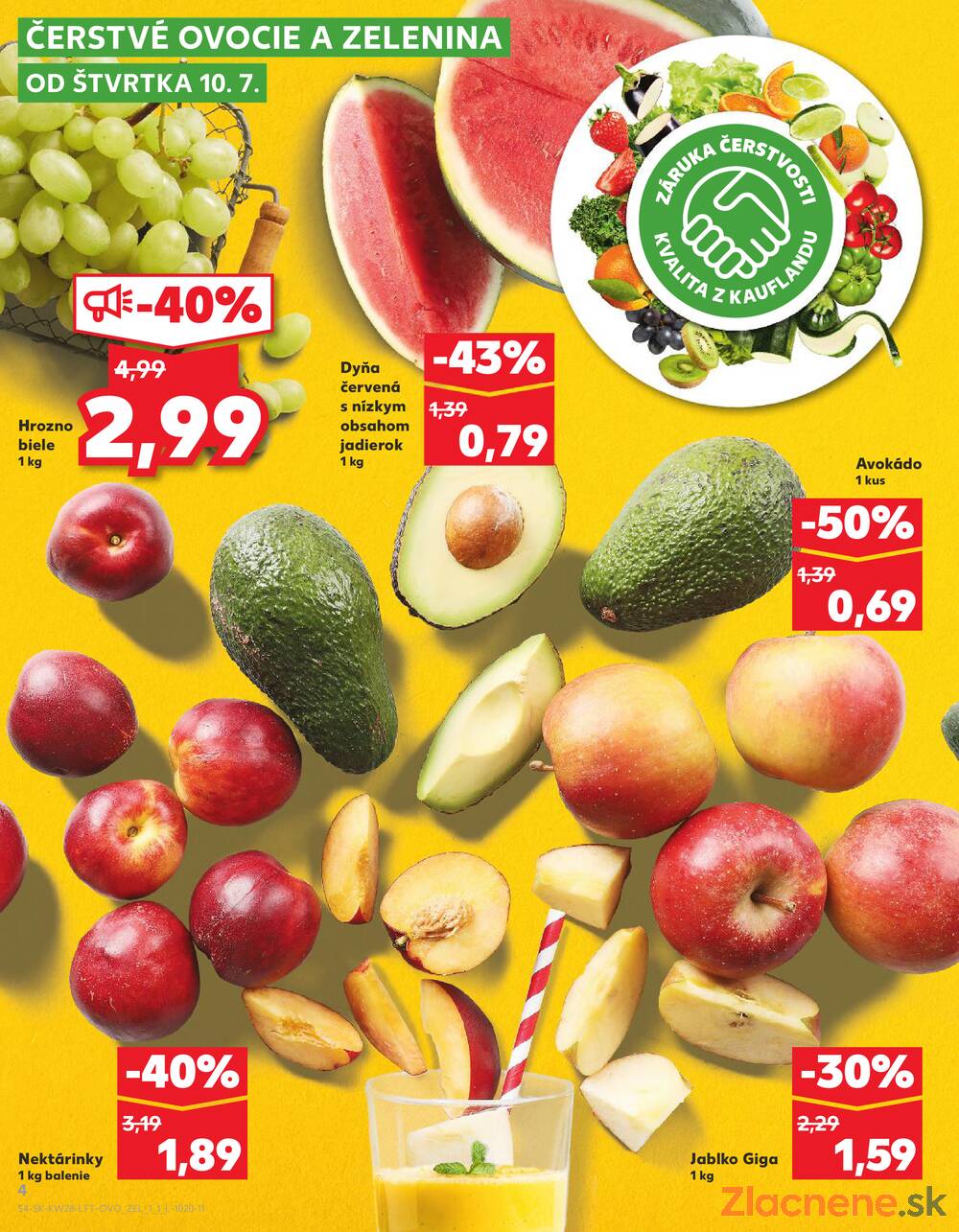 Leták Kaufland - Kaufland 10.7. - 16.7. - Kaufland Trnava - strana 4