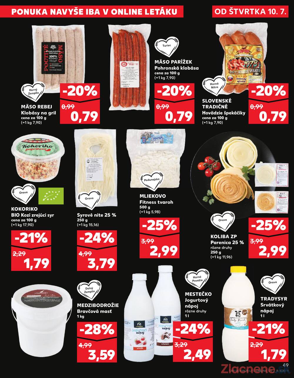Leták Kaufland - Kaufland 10.7. - 16.7. - Kaufland Trnava - strana 49