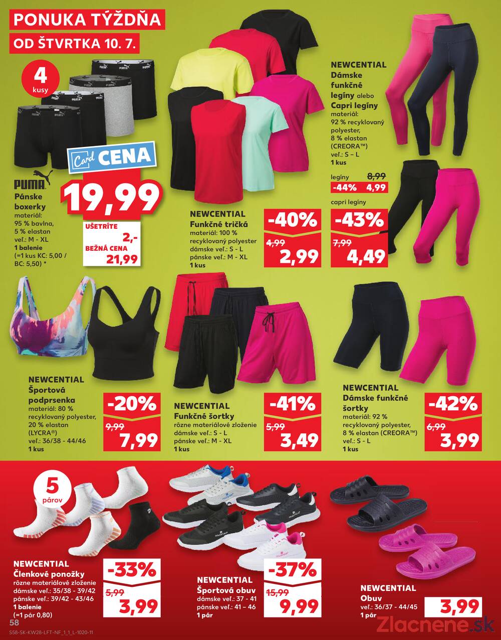 Leták Kaufland - Kaufland 10.7. - 16.7. - Kaufland Trnava - strana 58