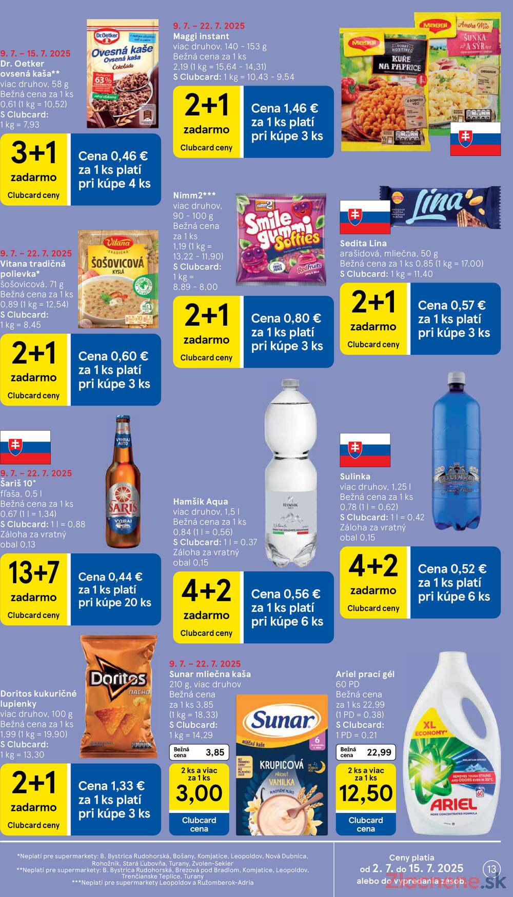 Leták Tesco - Tesco supermarkety od 9.7. do 15.7.2025 - strana 13 Leták Tesco - Tesco supermarkety od 9.7. do 15.7.2025 - strana 13