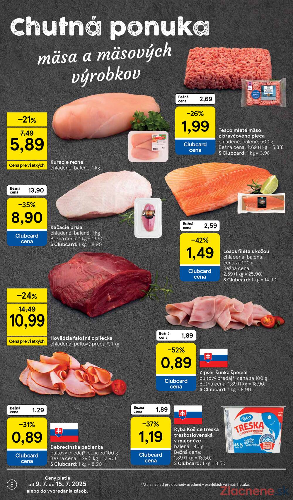 Leták Tesco - Tesco malé hypermarkety od 9.7. do 15.7.2025 - strana 8 Leták Tesco - Tesco malé hypermarkety od 9.7. do 15.7.2025 - strana 8