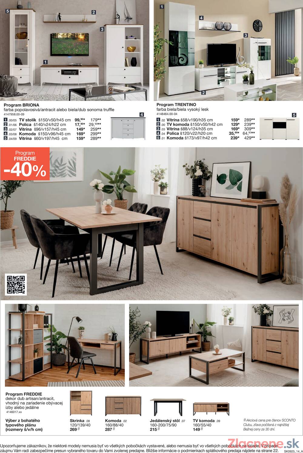 Leták SCONTO nábytok - Sconto nábytok od 16.7. do 5.8.2025 - strana 14