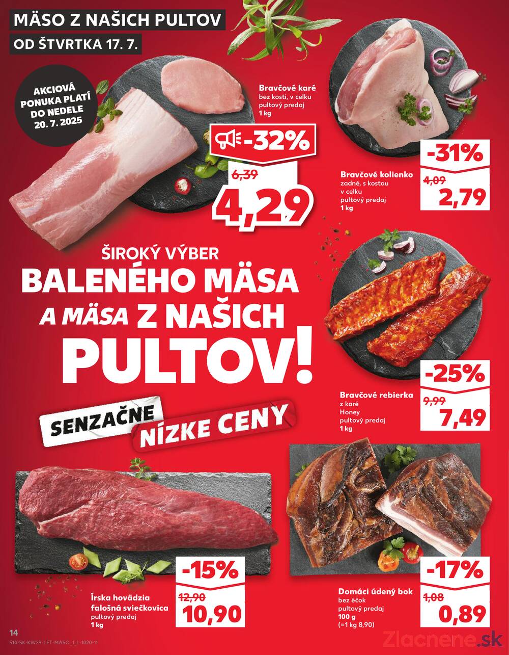 Leták Kaufland - Kaufland 17.7. - 23.7. - Kaufland Bardejov - strana 14