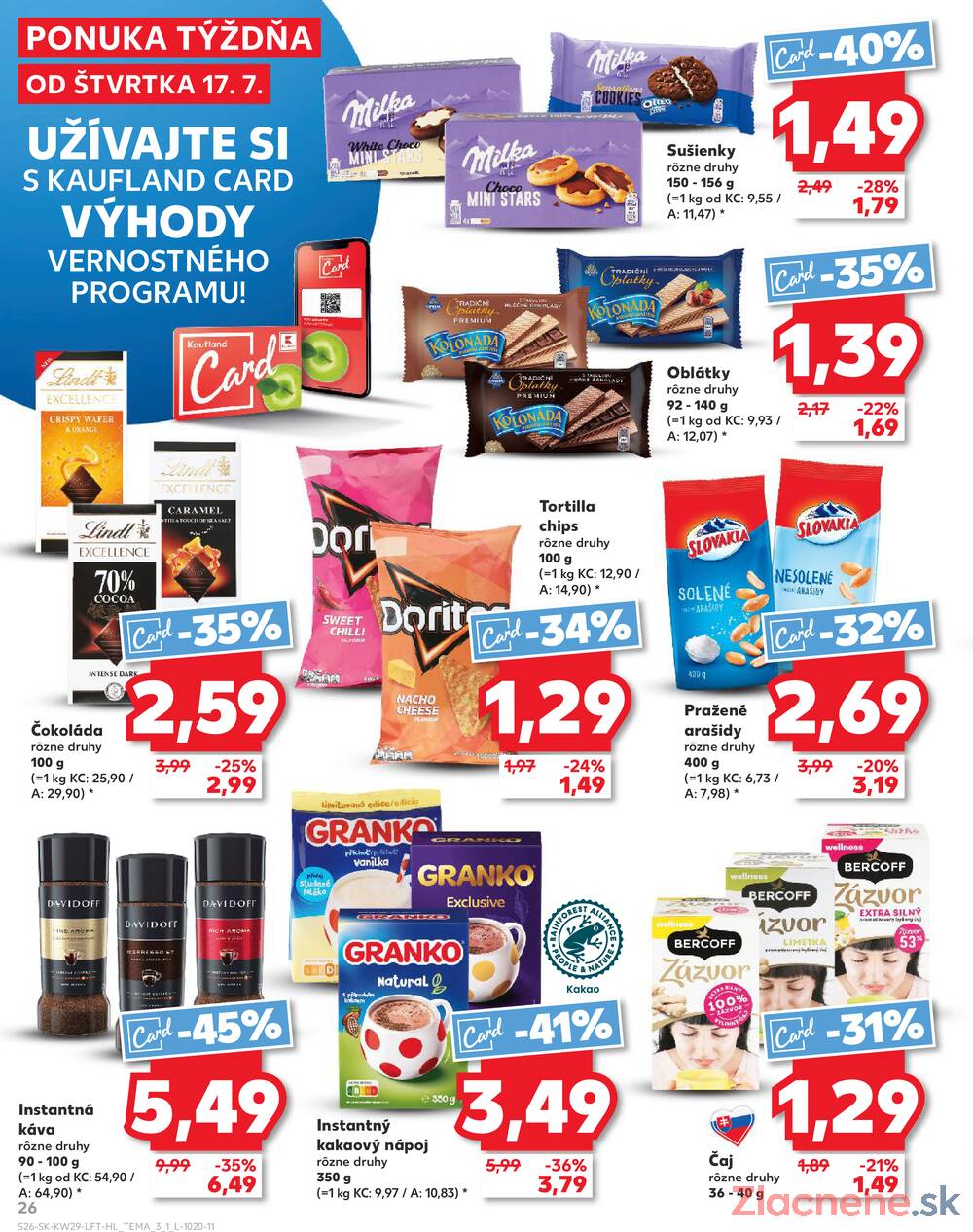 Leták Kaufland - Kaufland 17.7. - 23.7. - Kaufland Bardejov - strana 26