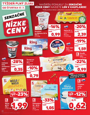 Kaufland 17.7. - 23.7. - Kaufland Poprad - Jiřího Wolkera