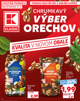 Kaufland 17.7. - 23.7. - Kaufland Handlová - Okružná ul.