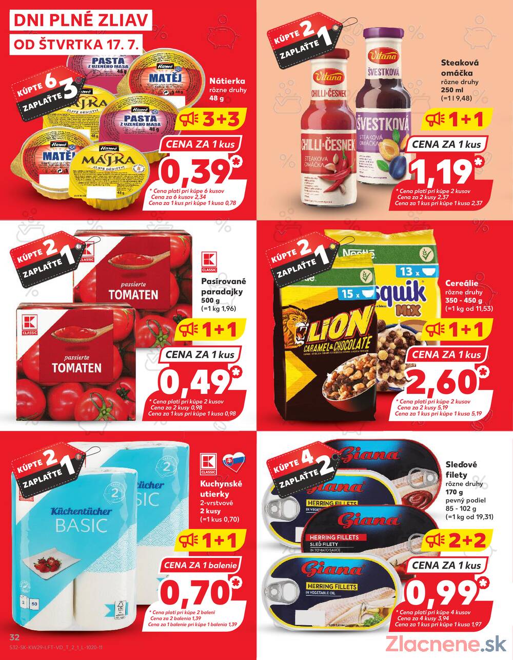 Leták Kaufland - Kaufland 17.7. - 23.7. - Kaufland Zlaté Moravce - strana 32