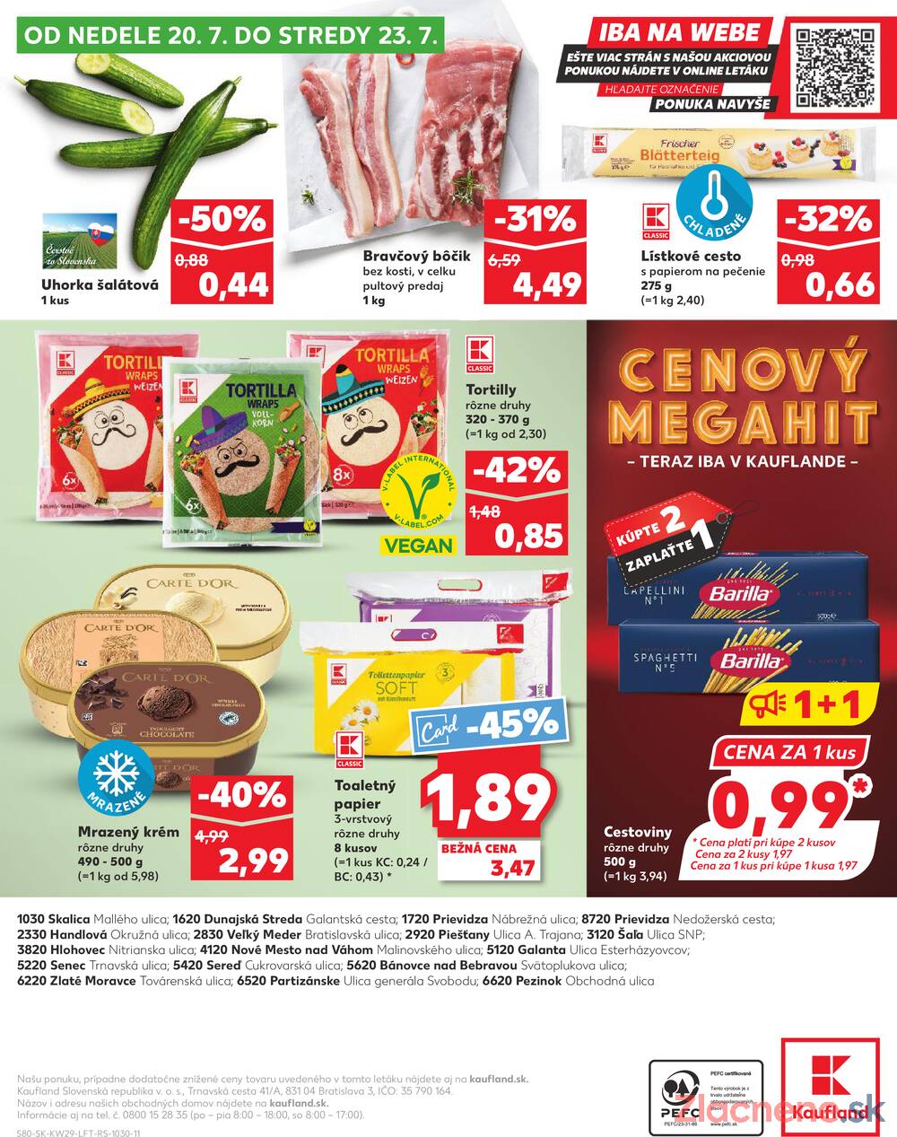 Leták Kaufland - Kaufland 17.7. - 23.7. - Kaufland Partizánske - strana 80
