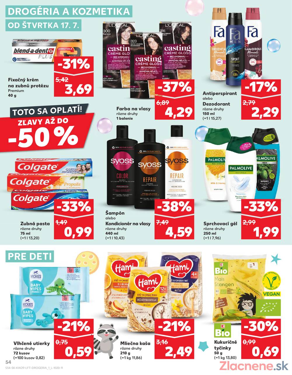 Leták Kaufland - Kaufland 17.7. - 23.7. - Kaufland Bratislava - Rača - strana 54