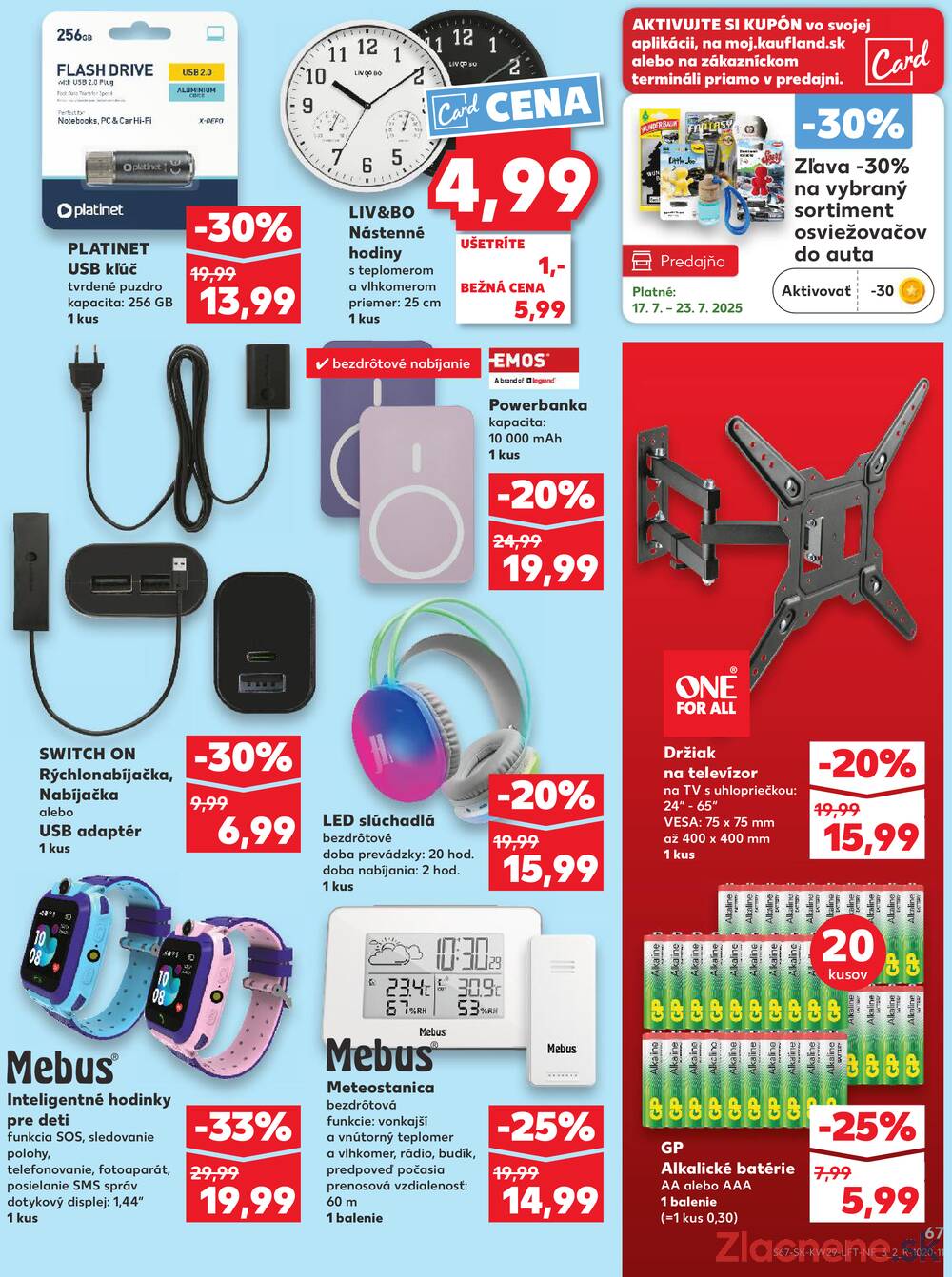 Leták Kaufland - Kaufland 17.7. - 23.7. - Kaufland Trnava - Trstínska cesta - strana 67