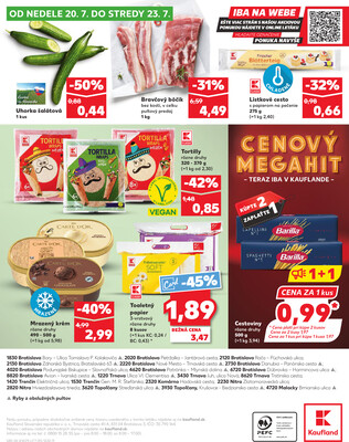 Kaufland 17.7. - 23.7. - Kaufland Bratislava - Avion (Ivanská cesta)