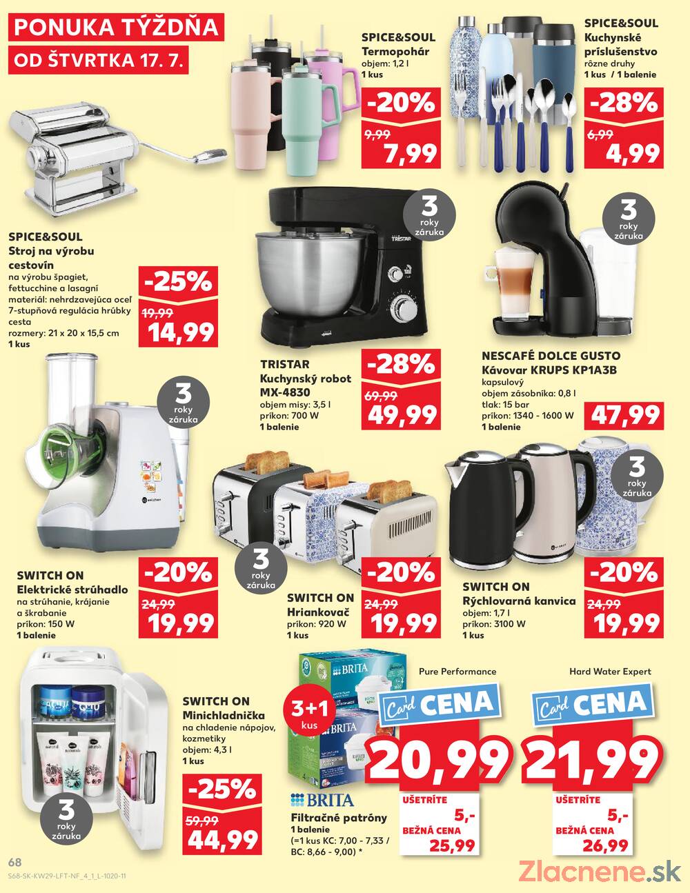 Leták Kaufland - Kaufland 17.7. - 23.7. - Kaufland Prešov - Ľubotice - strana 68