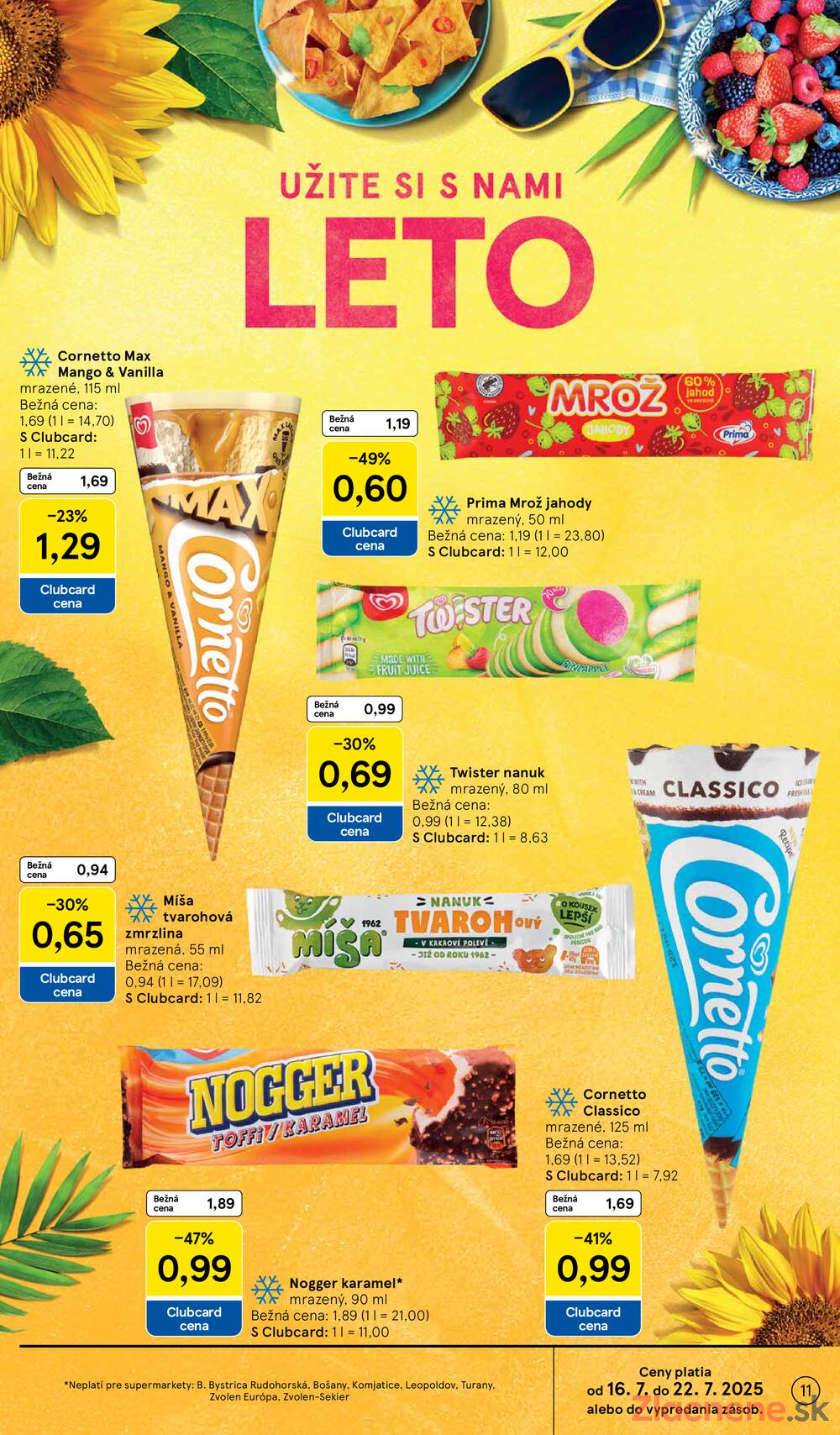 Leták Tesco - Tesco supermarkety od 16.7. do 22.7.2025 - strana 11 Leták Tesco - Tesco supermarkety od 16.7. do 22.7.2025 - strana 11