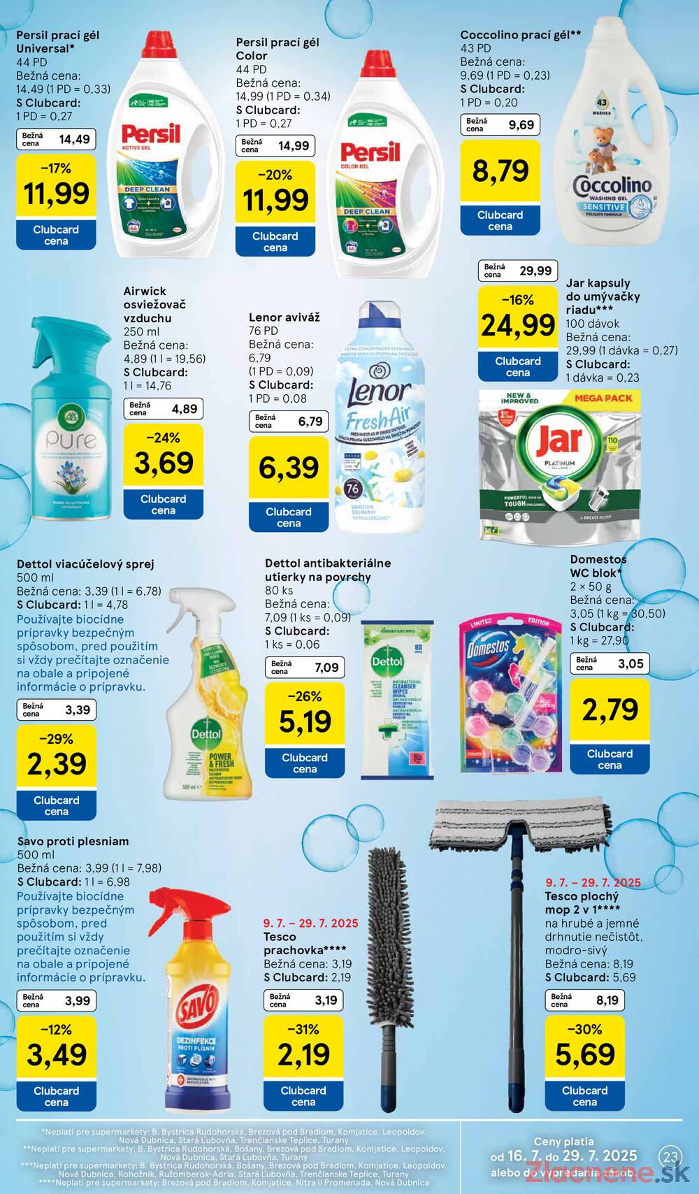 Leták Tesco - Tesco supermarkety od 16.7. do 22.7.2025 - strana 23
