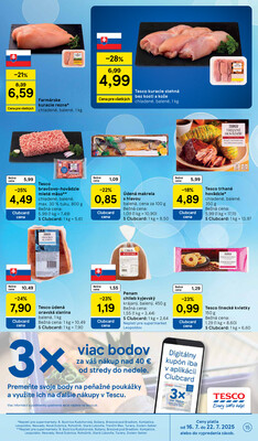 Leták Tesco
		  platný do 22.7.2025 - strana 15