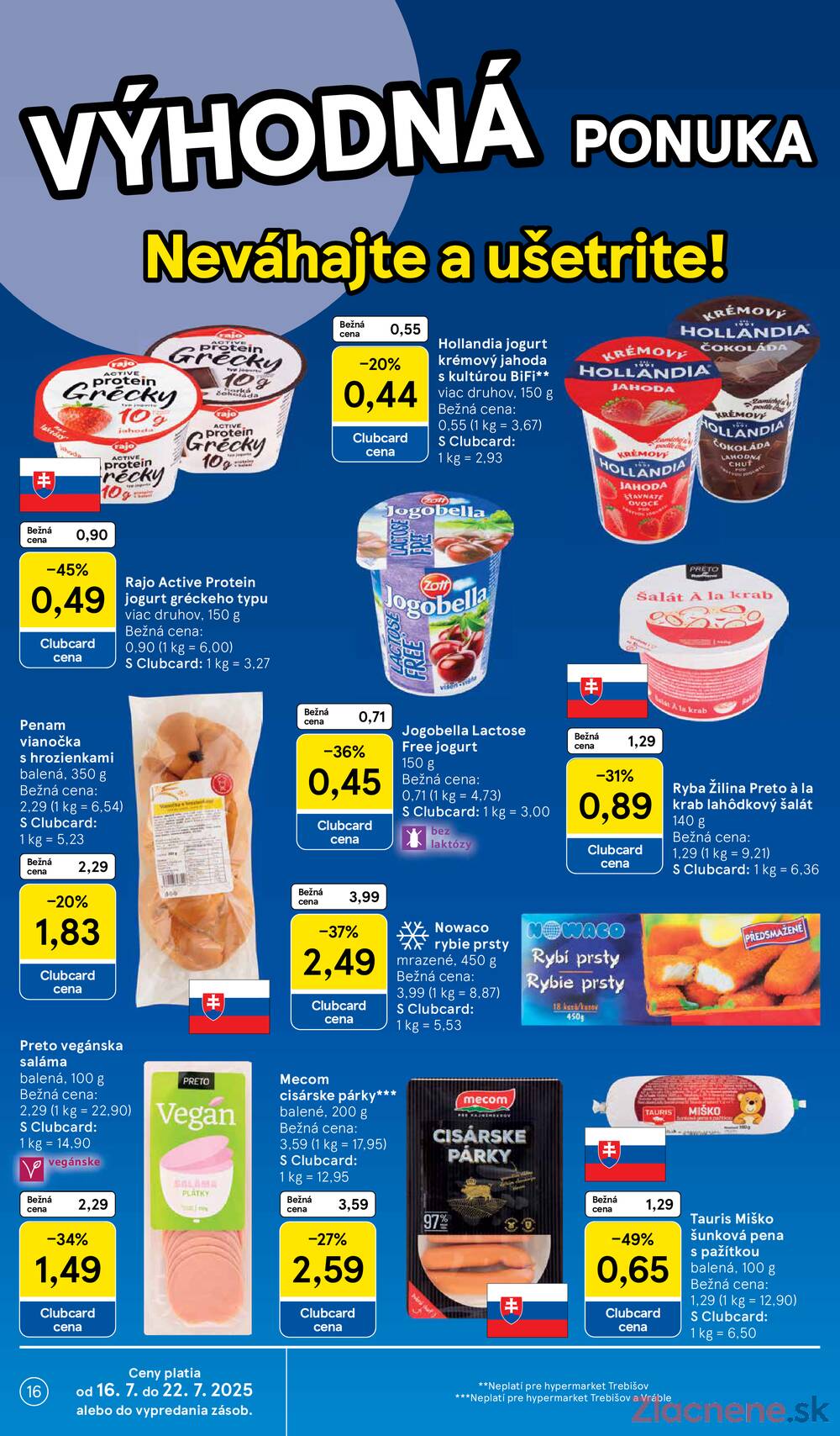 Leták Tesco - Tesco malé hypermarkety od 16.7. do 22.7.2025 - strana 16