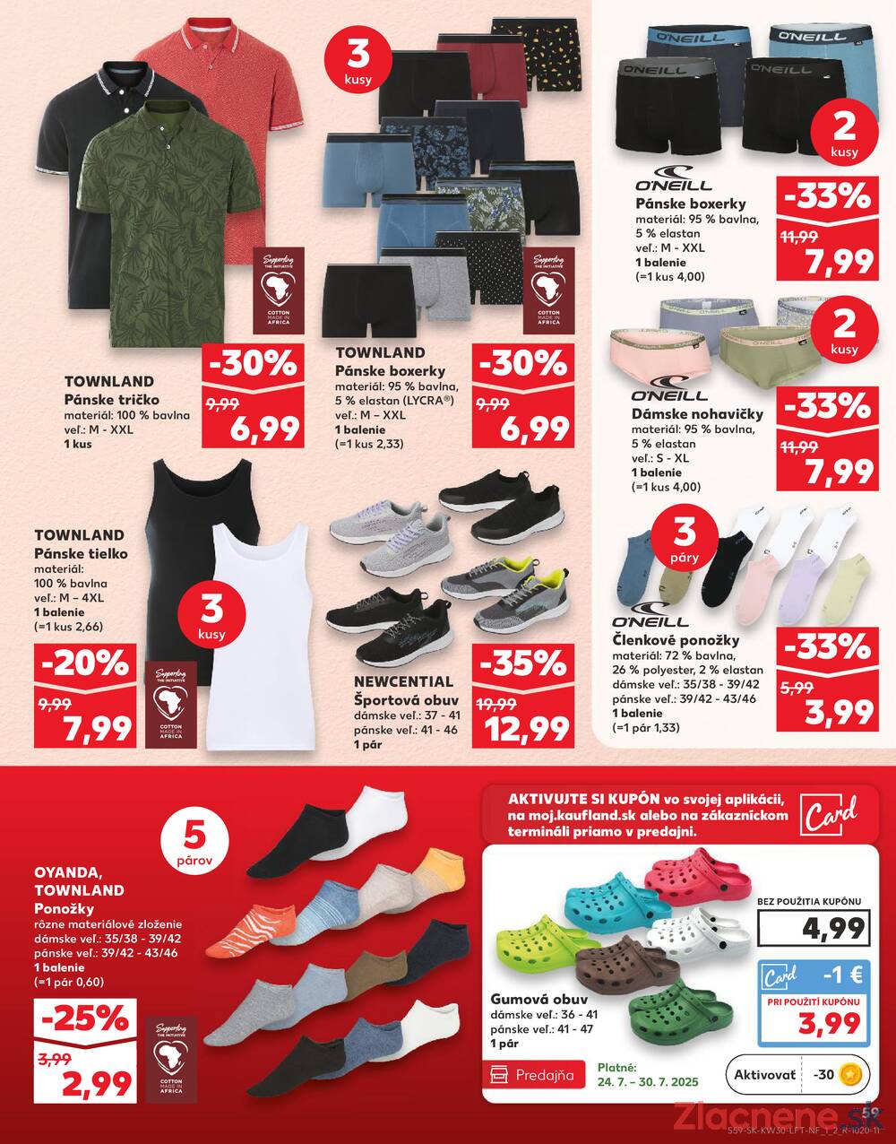 Leták Kaufland - Kaufland 24.7. - 30.7. - Kaufland Humenné - strana 59