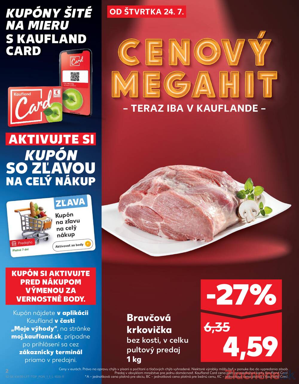 Leták Kaufland - Kaufland 24.7. - 30.7. - Kaufland Rimavská Sobota - strana 2