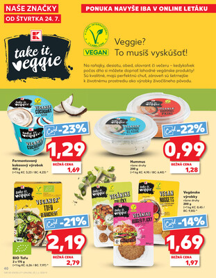 Kaufland 24.7. - 30.7. - Kaufland Stará Ľubovňa