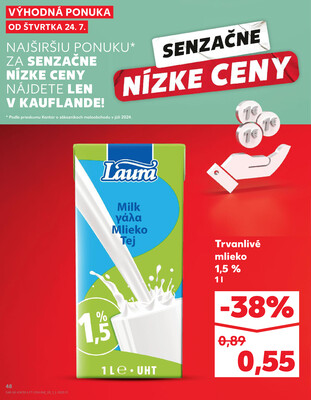 Kaufland 24.7. - 30.7. - Kaufland Stará Ľubovňa